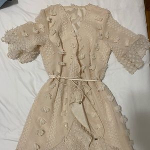 Off white bridal dress